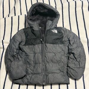 The North Face Charcoal and Black Hooded Jacket